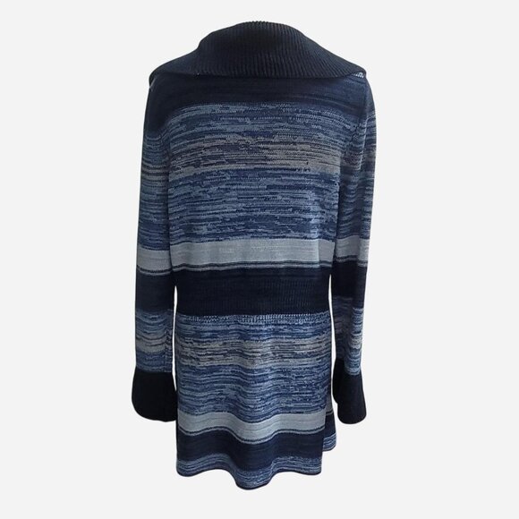 Carolyn Taylor women’s size small multi blue colored cardigan - Picture 4 of 6